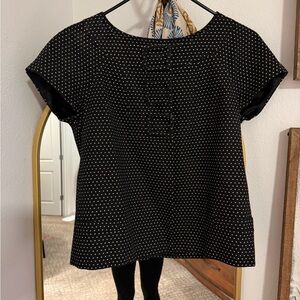 Banana Republic Black and White Women's Blouse